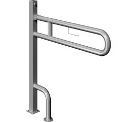 Откидной напольный поручень PALITRA TECHNOLOGY с фиксатором, 970x190x840 мм 82019-2-N 