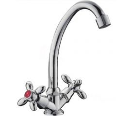 Смеситель для кухни FRAP F4027 1/2 керамическая кран-букса, крест овал 509247 