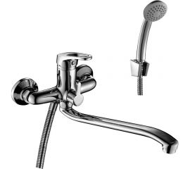 Смеситель для ванны Rossinka с S-образным изливом B35-34 