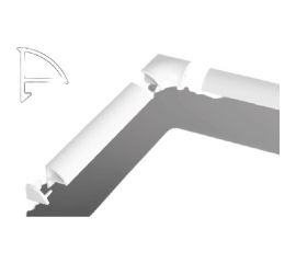 Набор 2 заглушки + 2 угловых соединения для планки 6 RAVAK белый 00000030998 B440000001 