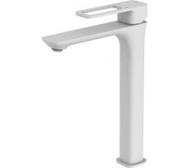 Смеситель для настольного умывальника IDDIS Slide белый матовый SLIWT01i01 