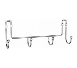 Планка с 4 крючкамиа FORA "fresh" хром FOR-FR004CR 