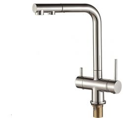 Смеситель для кухонной мойки OUTE с отдельным выходом под фильтр T610003B 