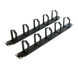 Кабельный органайзер FLAMES OK 600 19 1U 5 колец 60 мм 2 шт 3304.00.00-01 