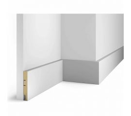 Плинтус COSCA DECOR AP75 под покраску, белый, 100x16x2400 мм, МДФ, с пазом СПБ098263 