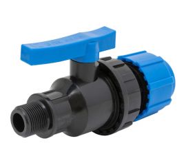 Шаровой компрессионный кран ПОЛИТЭК НР разъемный d 20x1/2 ТПК-АКВА, 553222012 