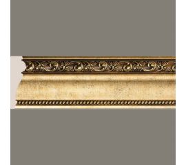 Потолочный плинтус Cosca 152-552 интерьерный багет, 84 мм, античное золото СПБ016609 