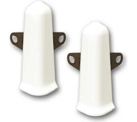 Наружный угол для плинтуса DECONIKA (70 мм; 033 Кремово-белый; 2 шт.) Д-П70-Нк-Ф2 033 КРМ БЕЛ 