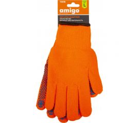 Защитные утепленные перчатки с ПВХ-покрытием AMIGO размер L 73018 