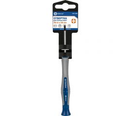 Отвертка для точных работ PH 0 х 50 мм CR-V,подвес КОБАЛЬТ Ultra Grip 245-268 