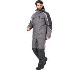 Костюм Эксперт Спецодежда Финикс, серый/темно-серый, зимний, р. 52-54, рост 182-188 6446000031660 