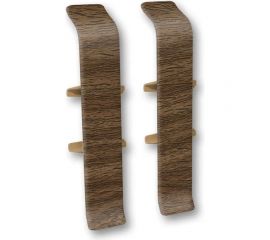 Соединитель для плинтуса DECONIKA (70 мм, 291 Орех, 2 шт.) Д-П70-С-Ф2 291 ОРХ 