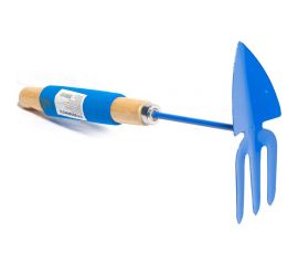 Комбинированная мотыжка-рыхлитель с деревянной ручкой САДОВИТА лепесток с мягкой вставкой 00076520 