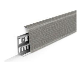 Напольный плинтус DECONIKA (70 мм; 2,2 м; 210 дуб пепельный; 1 шт.) Д-П70 210 ДУБ ПЕП 