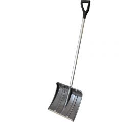 Снеговая пластмассовая лопата Комплект-Агро ВЬЮГА № 3 с алюминиевым ��еренком и V-образной ручкой KA8239 