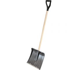 Снеговая пластмассовая лопата Комплект-Агро ВЬЮГА № 3 с черенком и V-образной ручкой KA8246 