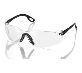 Защитные очки КЭС прозрачные с черными дужками 705 