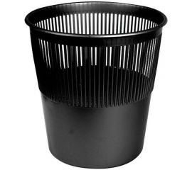 Корзина для бумаг INFORMAT 10 литров, сетчатая, черный, пластик WP10RB 