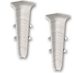 Внутренний угол для плинтуса DECONIKA (85 мм; 253 Ясень серый; 2 шт.) Д-П85-В-Ф2 253 ЯСН СЕР 