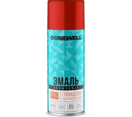 Эмаль универсальная акриловая DONEWELL RAL 3020 красная глянцевая DW-A3020 