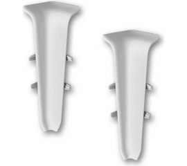 Внутренний угол для плинтуса DECONIKA (70 мм; 547 Лофт светло-серый; 2 шт.) Д-П70-В-Ф2 547 ЛФТ ССР 