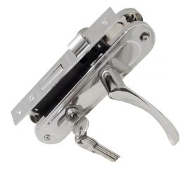 Врезной замок Trodos 61/76 CP хром 202078 