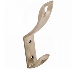 Крючок Tech-Krep 08, 2-х рожковый, высокий, сатин 1 шт - пакет 129902 