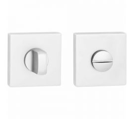 Квадратная завертка к ручкам RENZ супер белый INBK 03 SW 