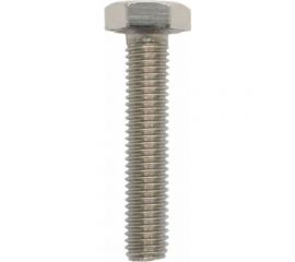 Болт с шестигранной головкой ВИРТУОЗ 5x16 мм, DIN 933, нержавеющая сталь А2, 4 шт. 35787 
