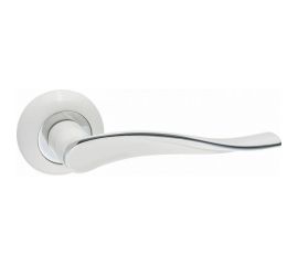 Дверная ручка Renz Модена (матовый супер белый; хром блестящий) INDH 427-08 MSW/CP 