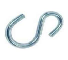 S-образный крюк ЕВРОПАРТНЕР асимметричный, 67х8х20х33, нержав. сталь, 2 шт. G2 9828 2 