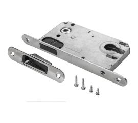 Магнитный замок под цилиндр RENZ РЕНЦ, никель матовый INMagn 85 SN 