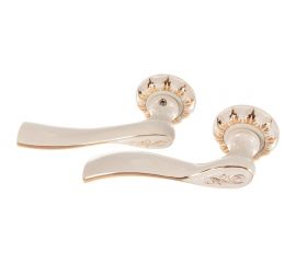 Дверная ручка Флория РЕНЦ DH /N/ 17-10 W/GP 