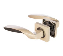 Дверная ручка RENZ Анцио, бел/хр.блест КВ INDH 433-02 W/CP 