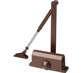 Дверной доводчик для дверей массой до 40 кг STAYER цвет коричневый 37917-50 