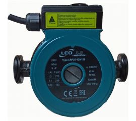 Циркуляционный насос LEO LRP 25-120/180, 160/245/270 Вт, 220В, Q 22,5/38/67 лмин, Hmax 6,3/10/11,5 m 963 