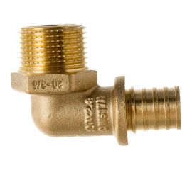 Угол 90 One Plus 20х3/4 НР аксиальный rx надвижной, для труб из сшитого полиэтилена Pex 3204023070 