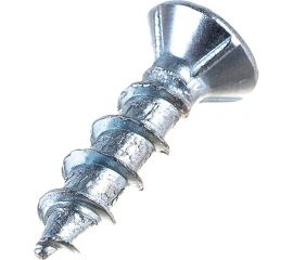 Оконный саморез КВАДРА острый, 4.1x16, белый цинк, фурнитурный, кор. 1000 шт. 411613001001 