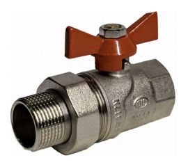 Шаровой кран с полусгоном EUROS (ручка-бабочка) 1/2" внутренняя - наружная резьба EU.YT1287030 12_k 