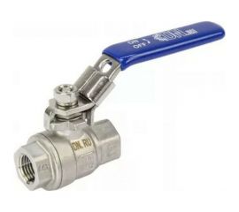 Шаровый кран DN.ruполнопроходной КШМП.316.230-h Ду32 Ру64 SS316 резьбовой с рукояткой D160-05344 