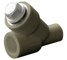 Сетчатый фильтр ПОЛИТЭК внутр./наруж. 20x1/2 PPRC (СЕРЫЕ) 9100312012с 