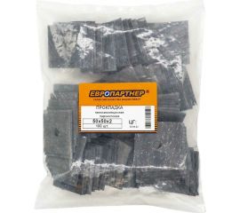 Паронитовая теплоизоляционная прокладка ЕВРОПАРТНЕР 50x50x2 мм, 100 шт 0204 D 