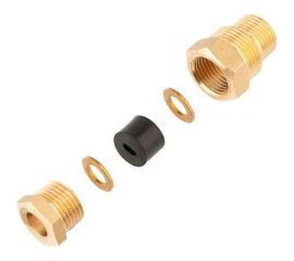 Сальник для ввода кабеля в трубу PROCONNECT с двойной резьбой 1/2 и 3/4 51-0610-2 