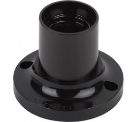 Потолочный патрон ЭРА Е27, бакелит, черный Б0044083 