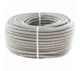 Гофрированная труба Экопласт HFFR легкая, с зондом, т/г, диаметр 20мм, серый 20120HFR 