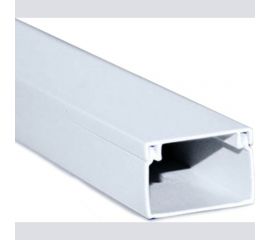 Кабель-канал Э-Пласт белый 2-й замок в п/э 60x40 2м 350384N 