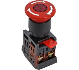 Поворотная кнопка EKF ANE-22 c блокировкой и подстветкой Грибок PROxima NO NC pbn-ane 
