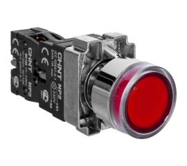 Кнопка управления CHINT NP2-BW3461 1НО красн. AC/DC 230В(LED) IP40 573832 