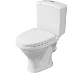 Унитаз-компакт Santeri Вест белый, нижний подвод, косой выпуск 1/реж 1.P201.8.S00.00B.F 023-1633 