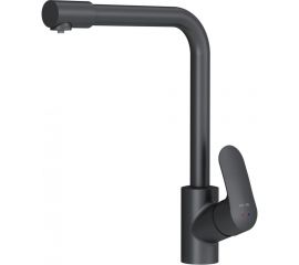 Смеситель для кухни AM.PM Like с каналом для питьевой воды, L-излив, черный матовый F8005722 